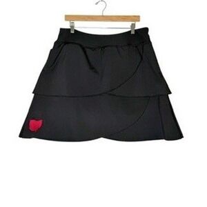 Bend Active Women 3XL Black Layered Athletic Skort Ohio State Patch Plus Size
